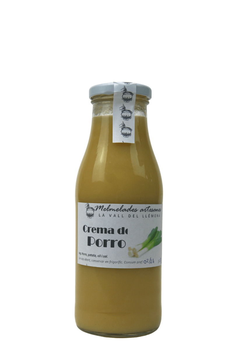 Crema artesana de puerros  500 ml - MAVALL