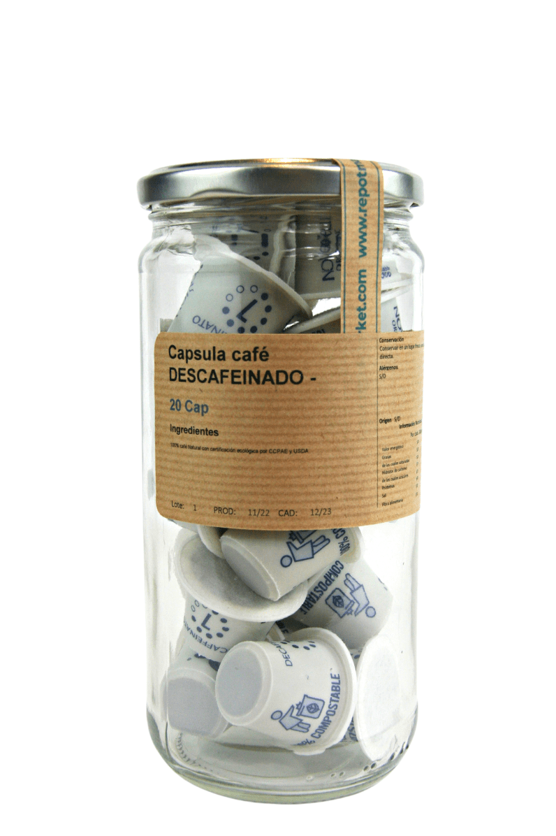 Capsula cafe DESCAFEINADO - NoVell  20 Cap