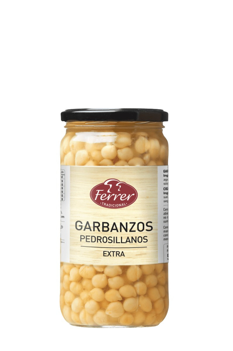 Extra Cooked Pedrosillano Chickpea in Returnable Glass 400 g - Ferrer