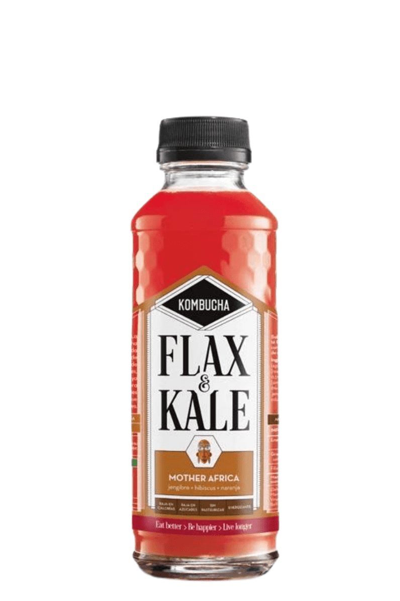 Kombucha Mother Africa en vidrio retornable - Flax&Kale - Re-pot market