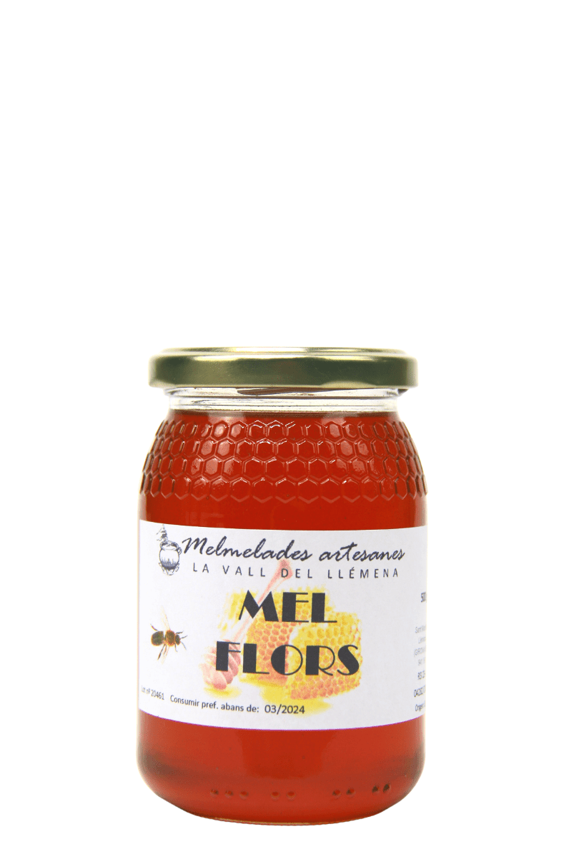 Miel de flores 0,5 Kg en vidrio retornable - MAVALL - Re-pot market