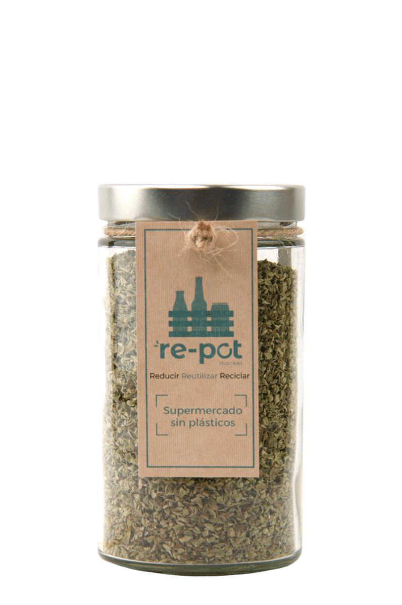 Orégano en hojas en vidrio retornable 0,055 kg - Re-pot market