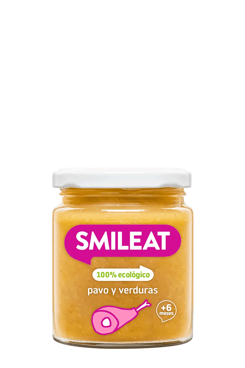 Tarritos de Pavo con verduras ECO 230 g - SMILEAT