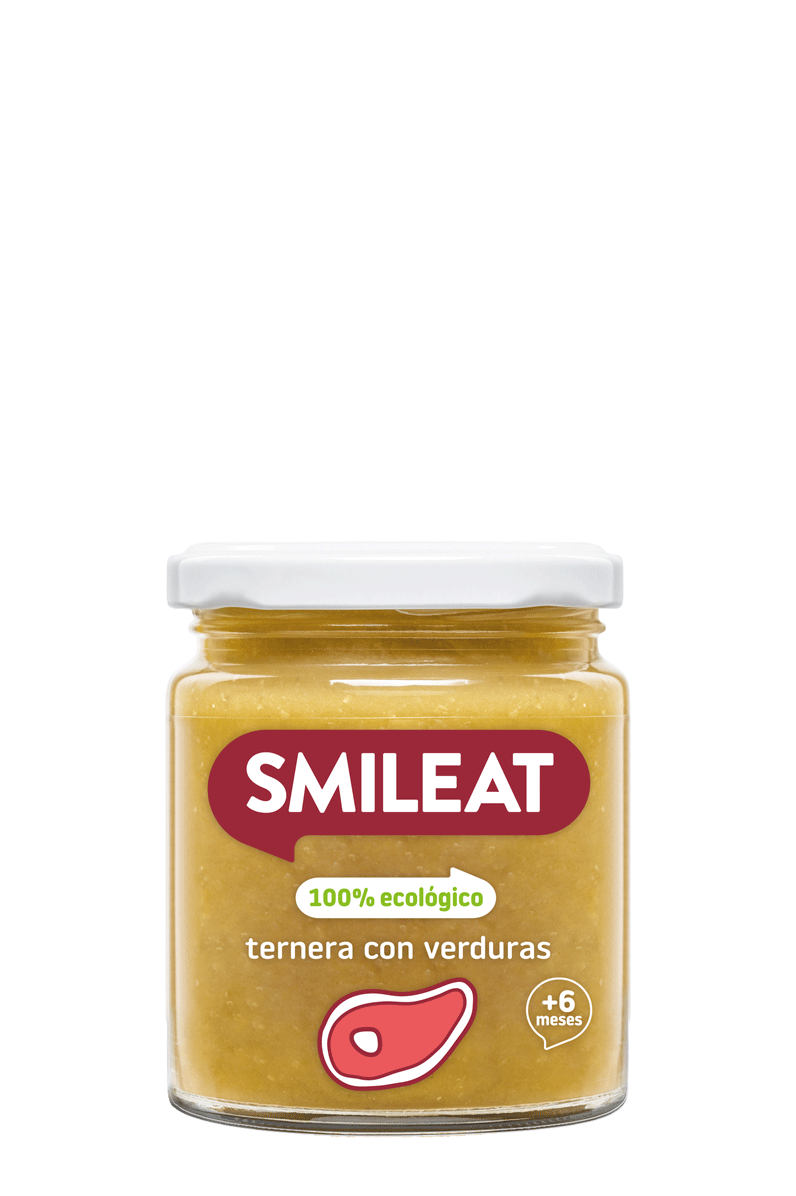 Tarritos de Ternera con verduras ECO  230 g - SMILEAT