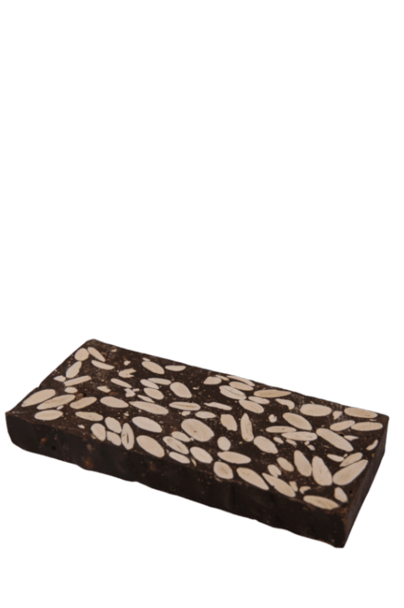 Turrón Artesano de Chocolate con Almendras en Vidrio Retornable (1 Ud) - Re-pot market